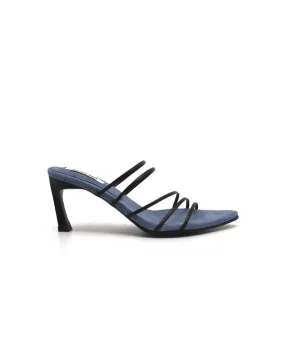 5 Strings Strappy Mid Heel Mule