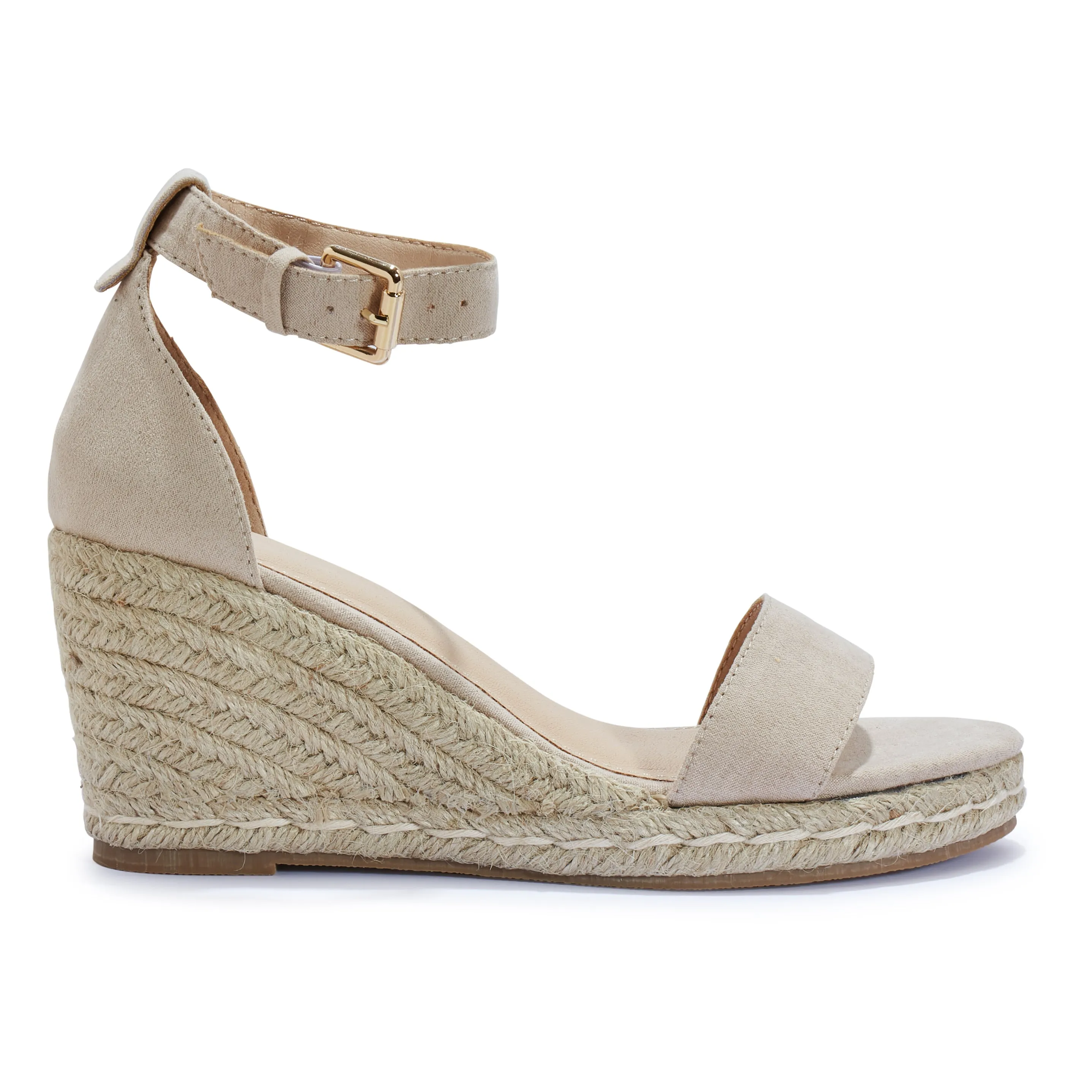 AMBER300 LOW WEDGE BARELY THERE SANDAL