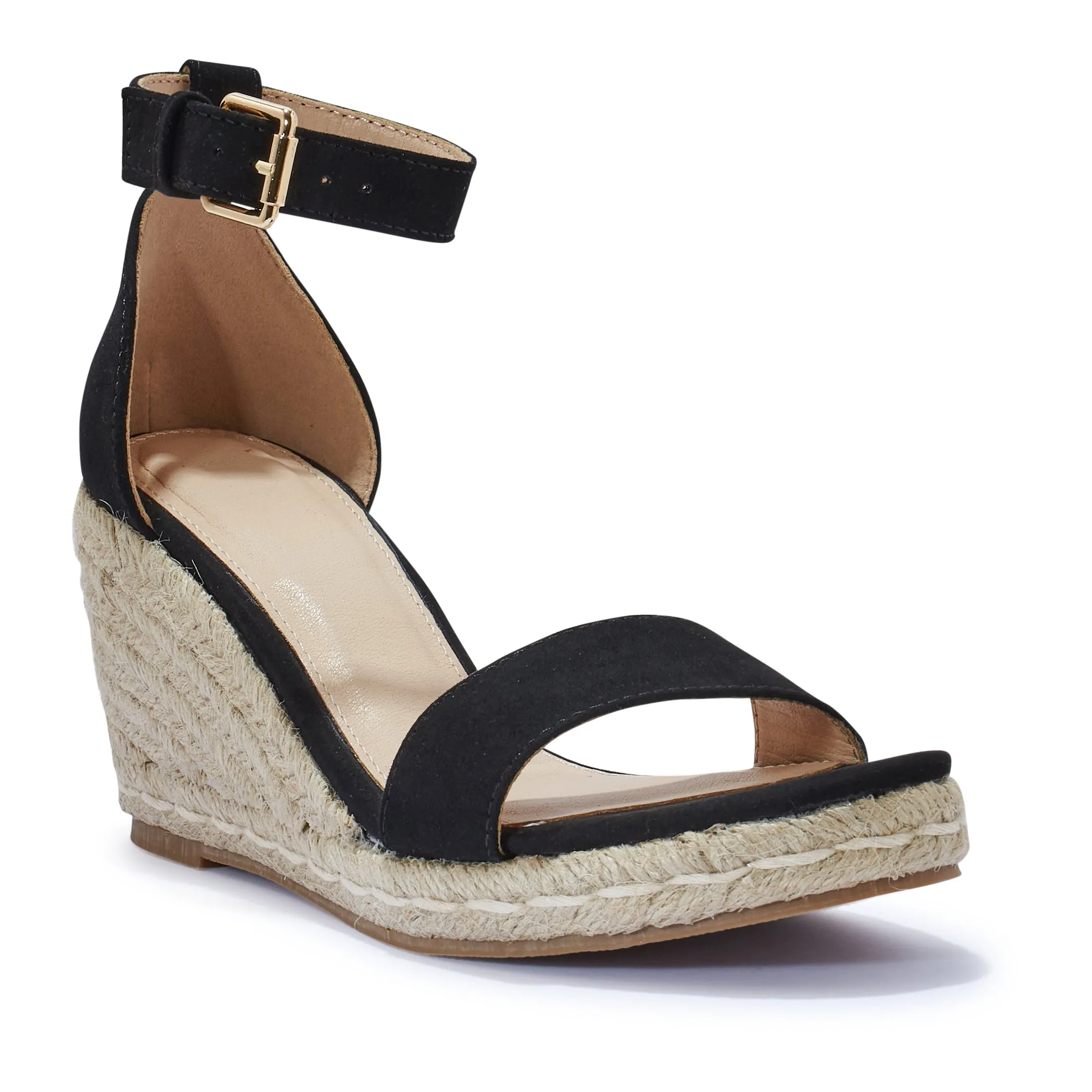 AMBER300 LOW WEDGE BARELY THERE SANDAL