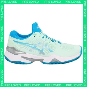 Asics Court FF 2 Clay Womens Blue Trainers NO BOX