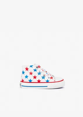 Baby's Stars Canvas Hi-Top Sneakers