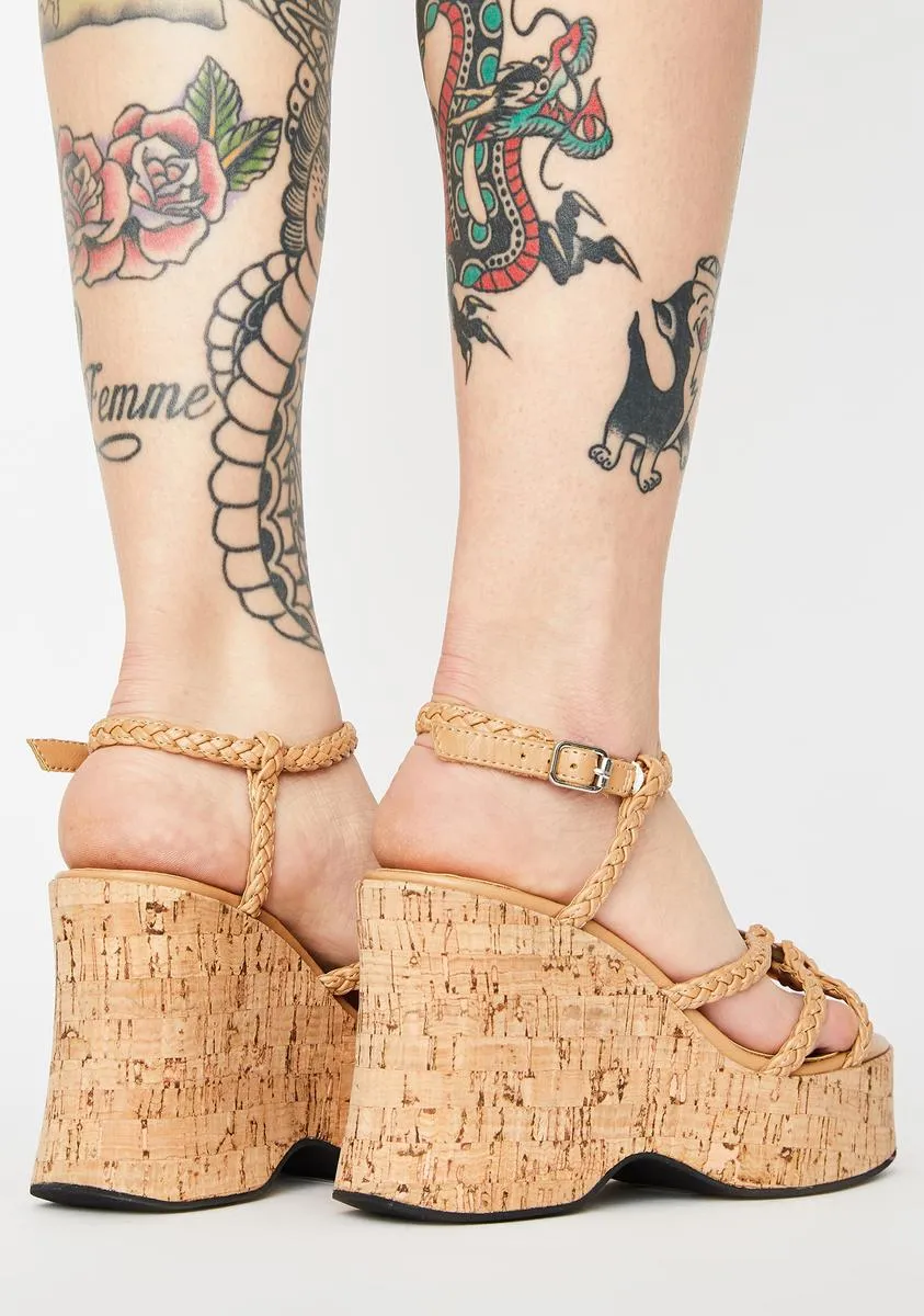 Beach Access Platform Sandals