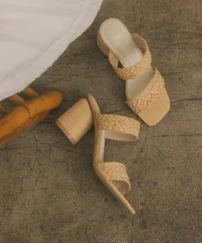 Beachy Basket Weave High Heel Sandals