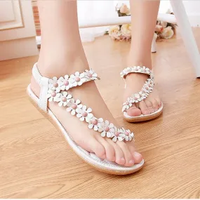 Beachy Flower Sandals