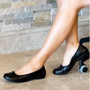 Black ballet flats