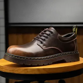 Casual Leather Work Shoes