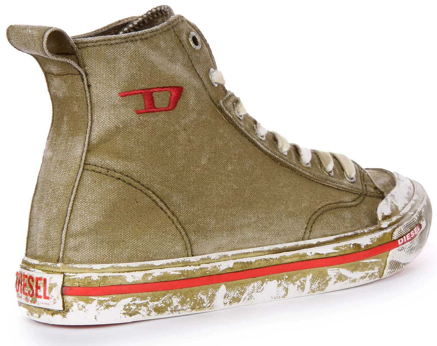 Diesel S Athos Mid In Olive For Men