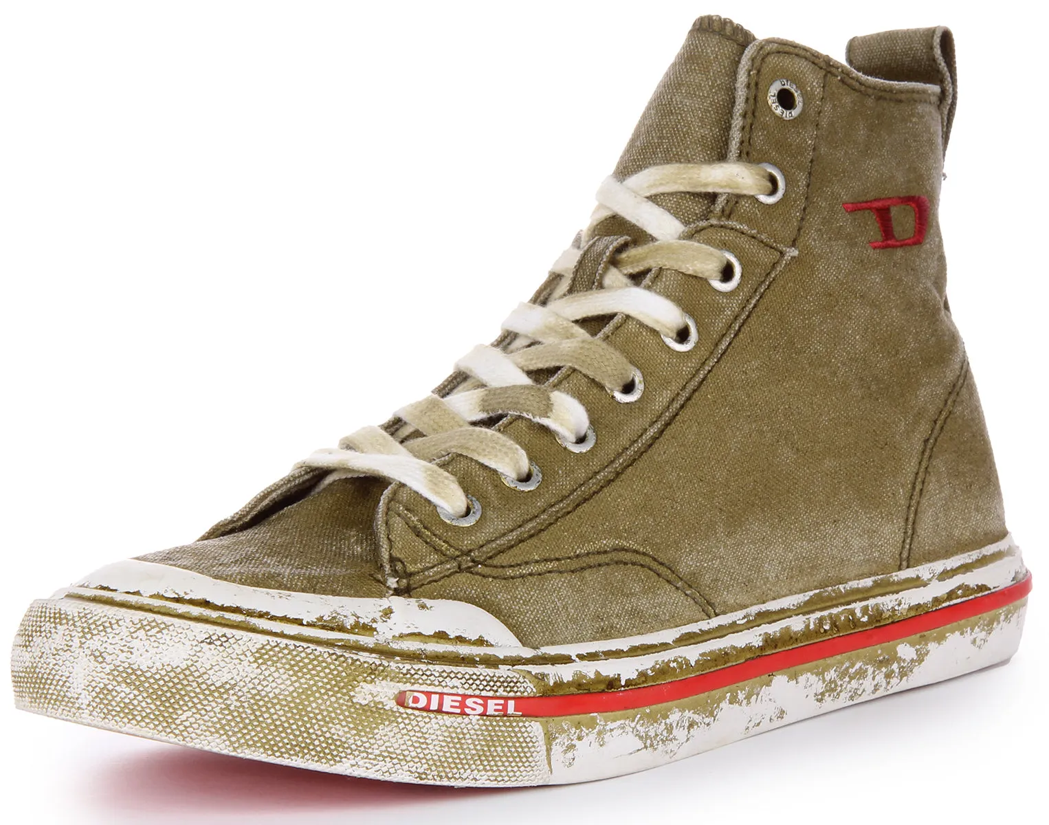 Diesel S Athos Mid In Olive For Men