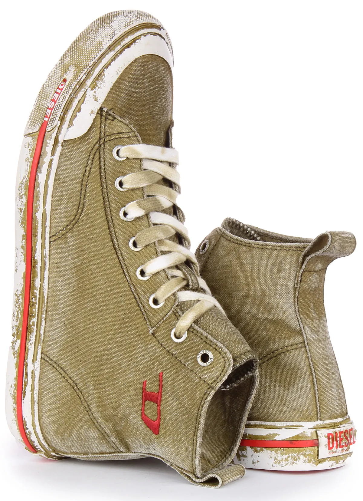 Diesel S Athos Mid In Olive For Men