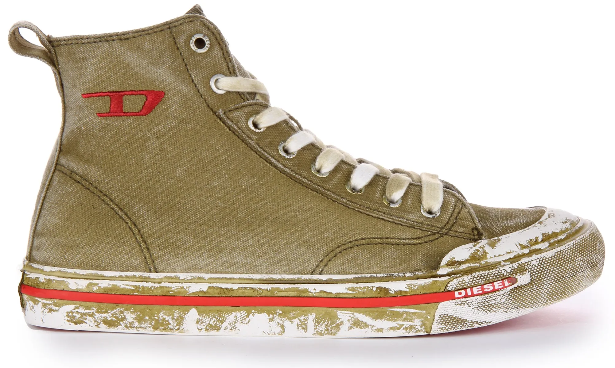 Diesel S Athos Mid In Olive For Men