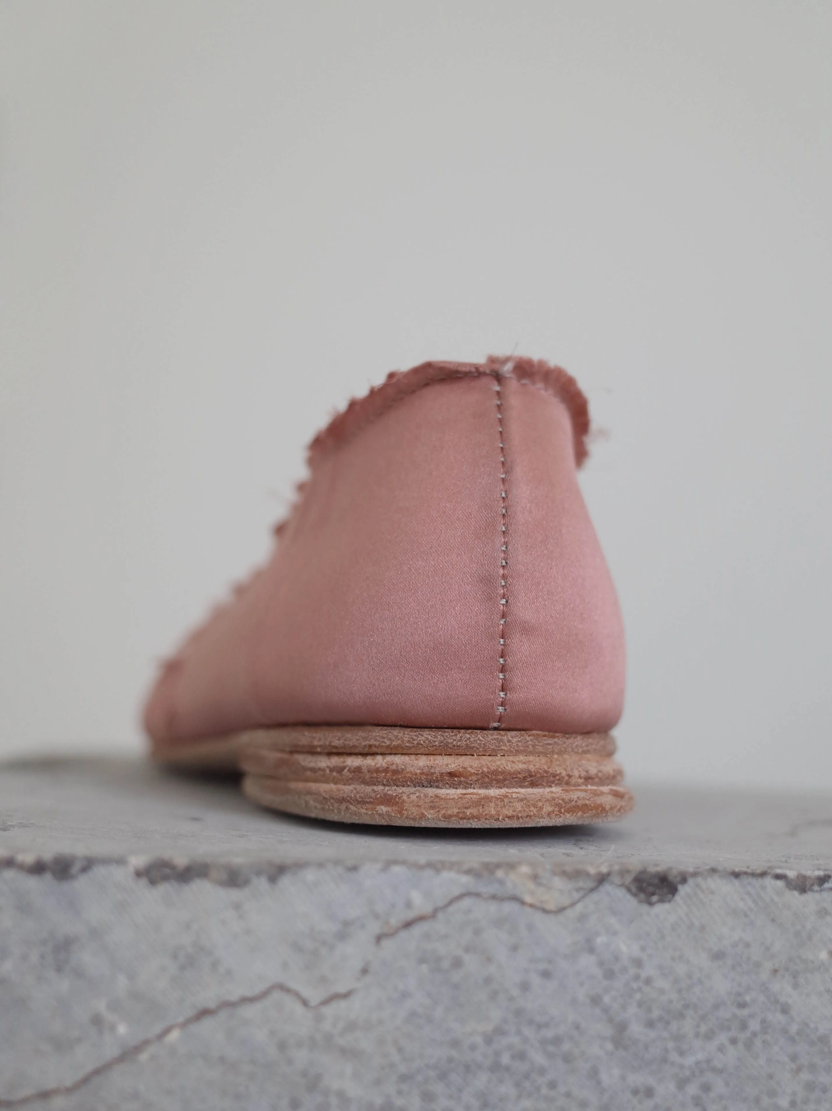 Elegant Square-Toe Satin Flats