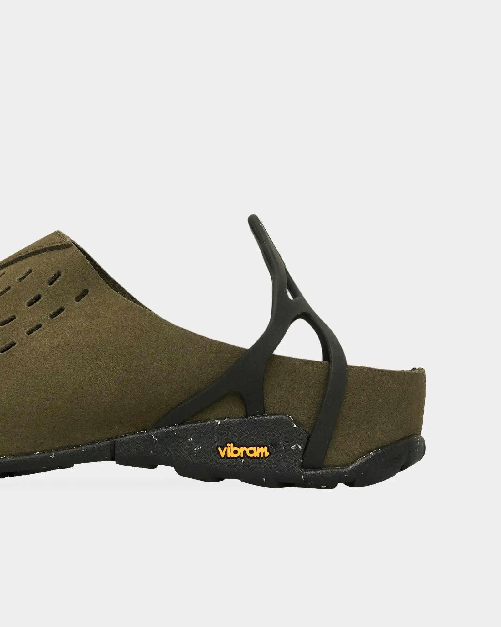 Fedaia Olive / Black Mules