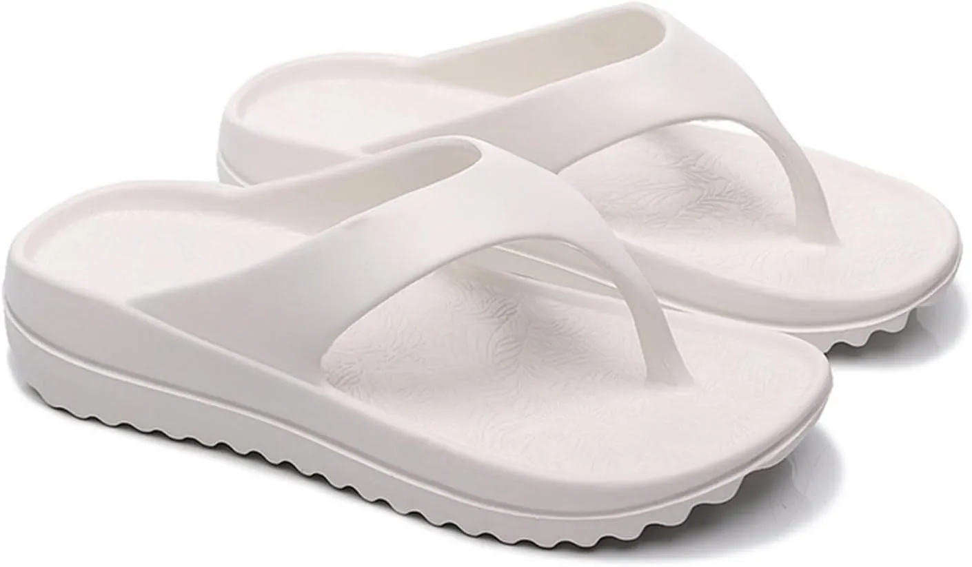Flip Flops for Women Orthotic Lightweight Slides Sandals Anti Slip Shower Slipper with Arch Support Summer Beach Shoes