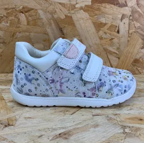 Geox Infant Macchia Leather Trainer - White