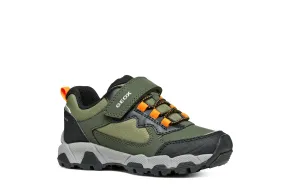 Geox Kids Trainers | Magnetar | Green & Orange