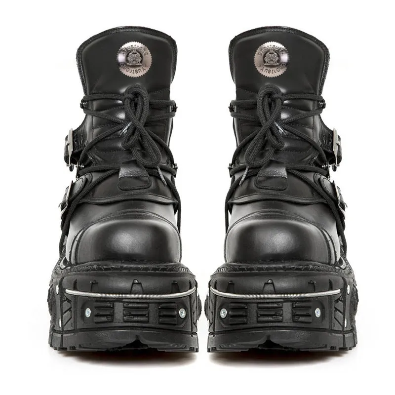 Gothic Punk Heavy Metal Platform Boots