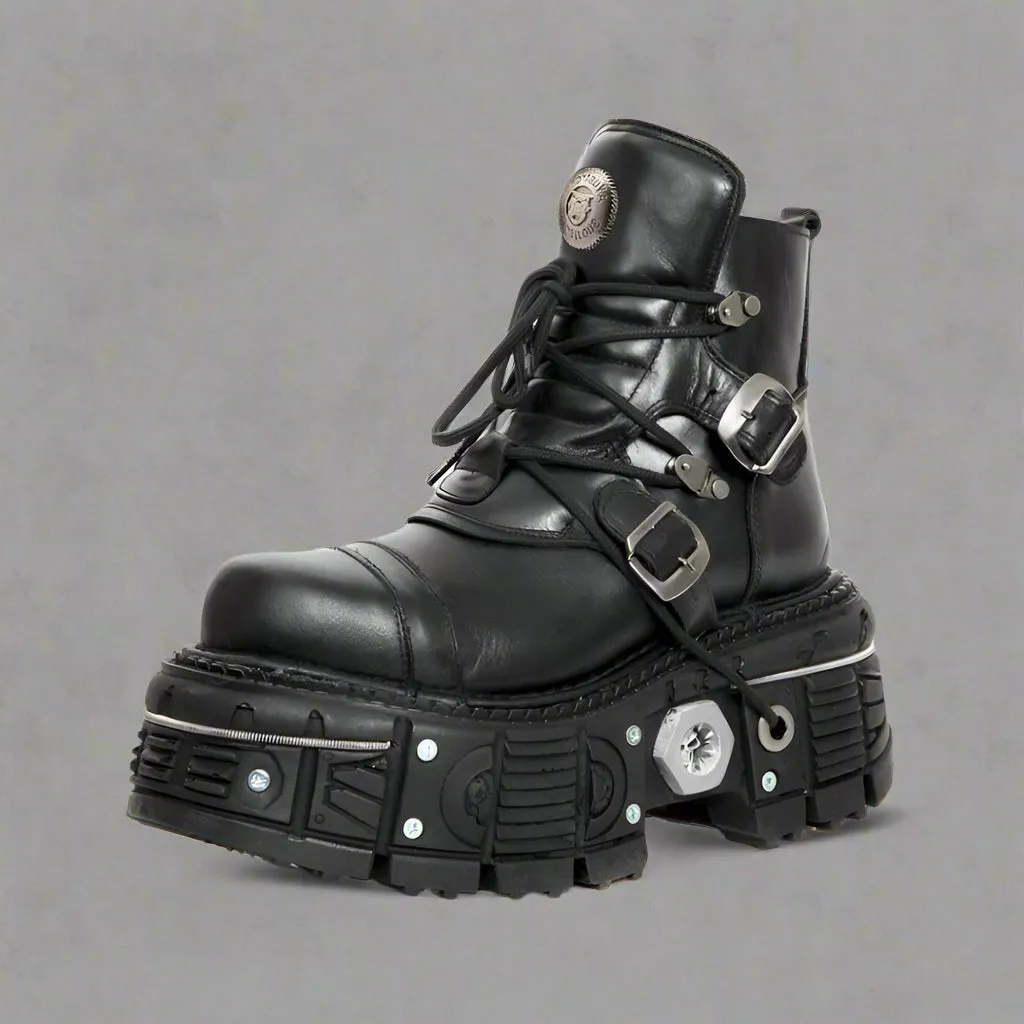Gothic Punk Heavy Metal Platform Boots