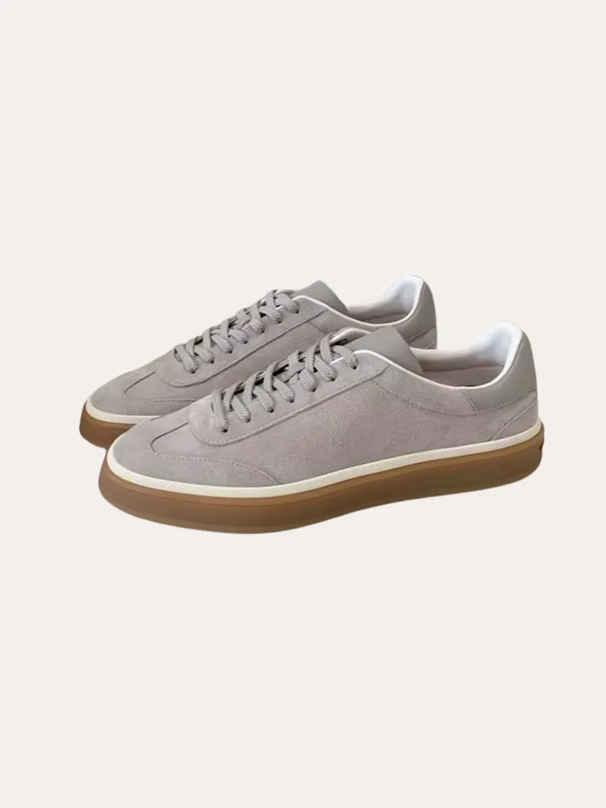 Grey Suede Sneakers
