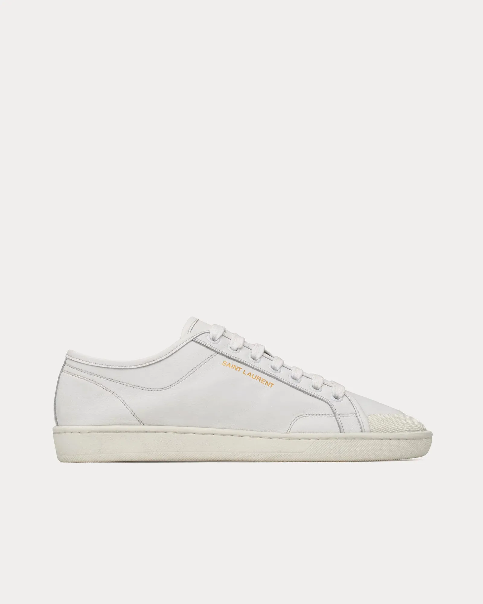 Gym Smooth Leather White Low Top Sneakers