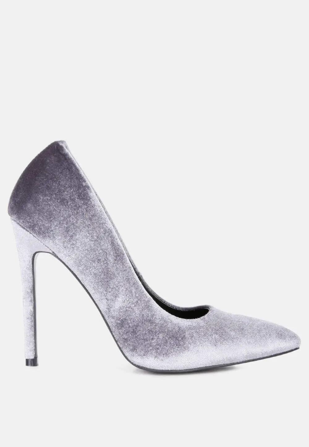 Janessa Velvet Stiletto Heel Pumps