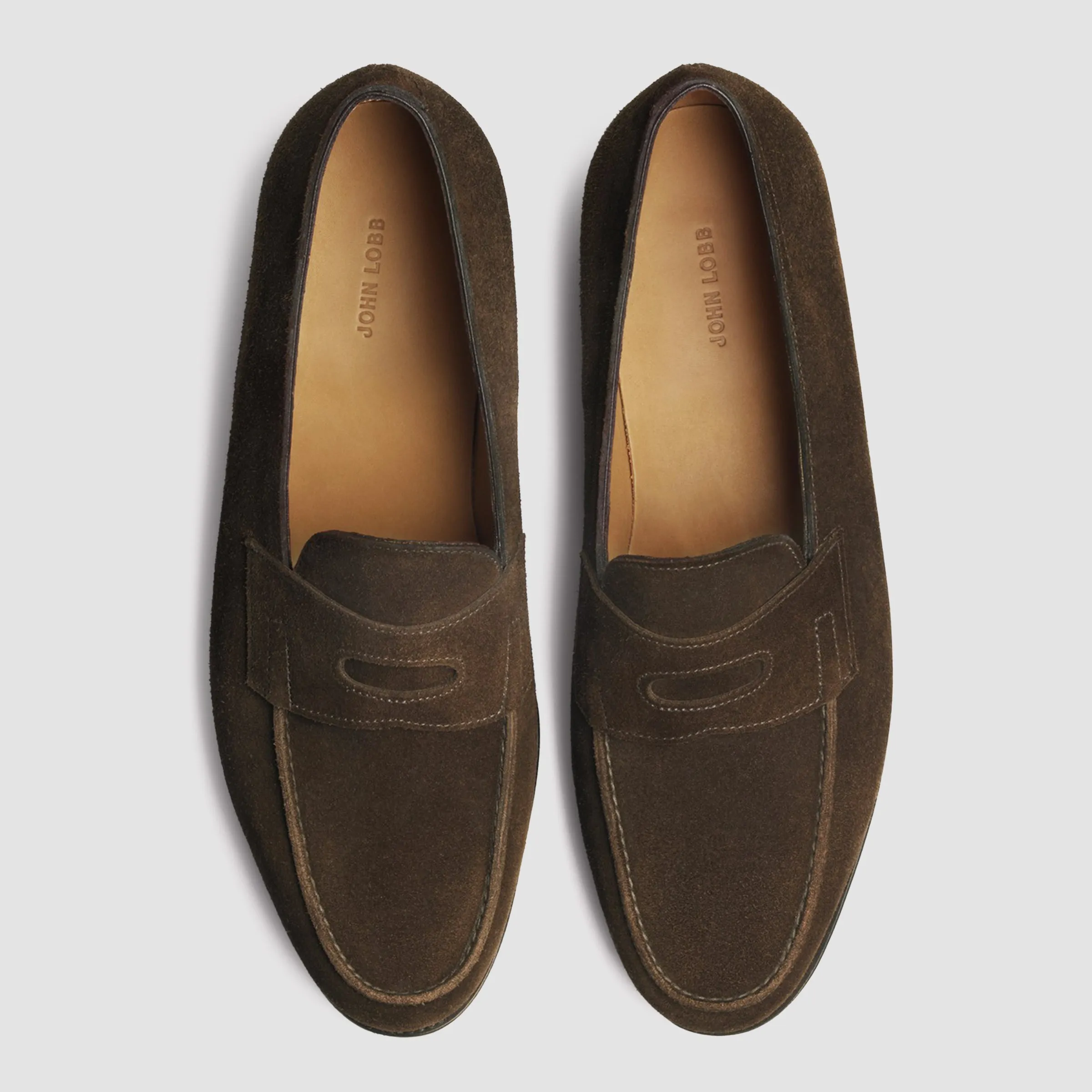 Lopez, Dark Brown Suede, Leather Sole