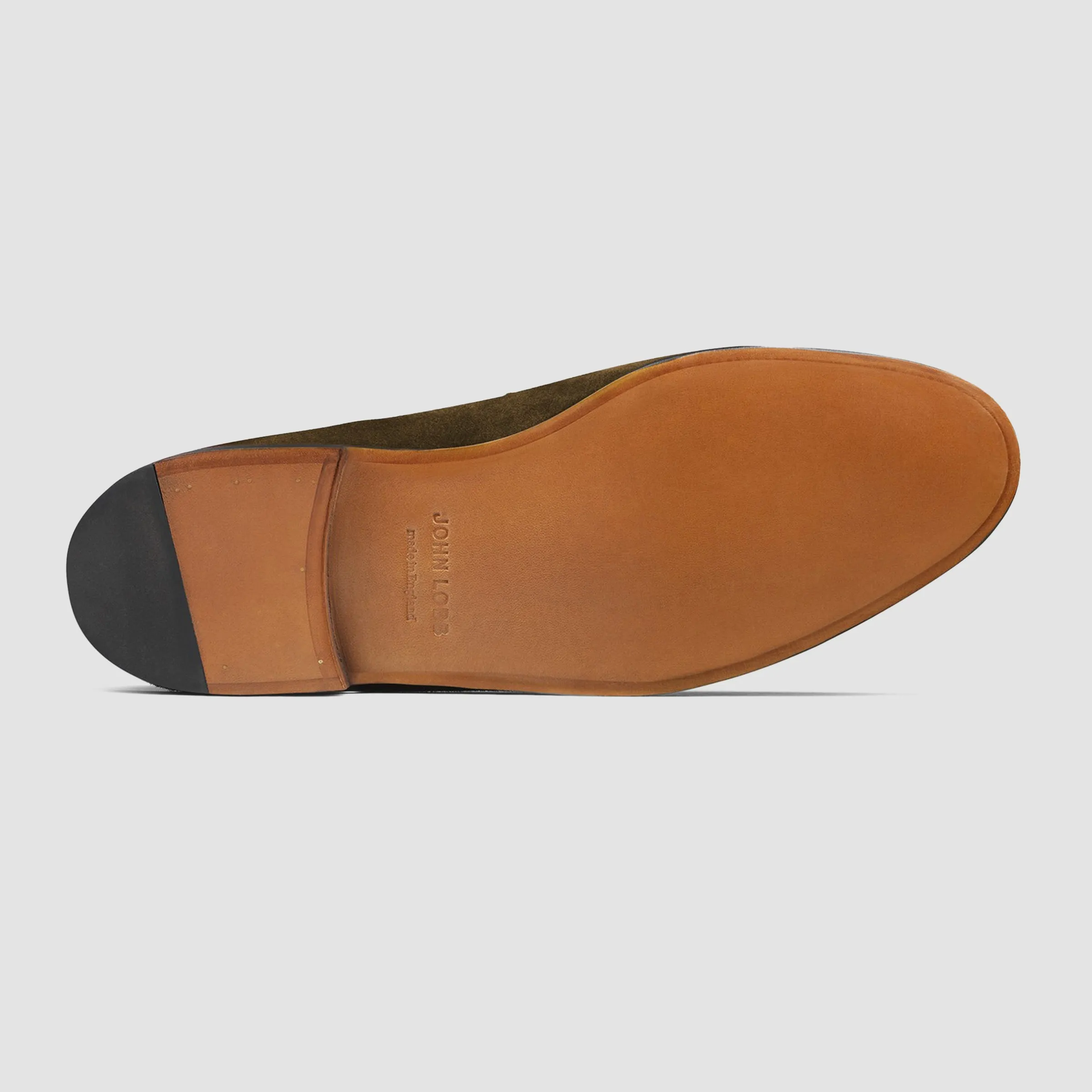 Lopez, Dark Brown Suede, Leather Sole