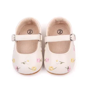 Mary Jane Baby Floral Ballet Flats