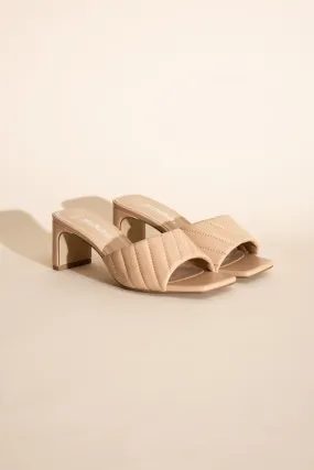 OE: NINA SLIDE MULE HEELS