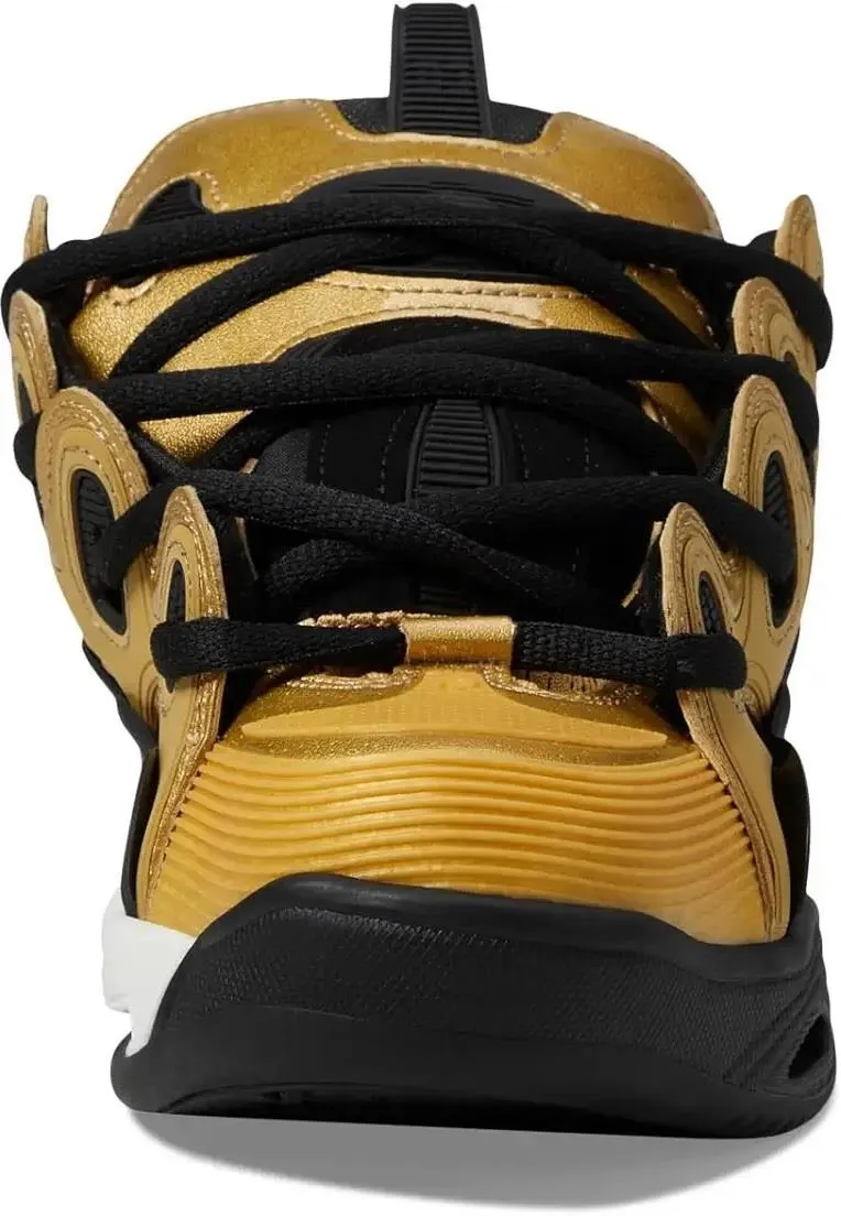 Osiris D3 2001 Gold Black White Mens Skate Trainers Shoes