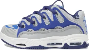 Osiris D3 2001 Grey Blue Black Mens Skate Trainers Shoes