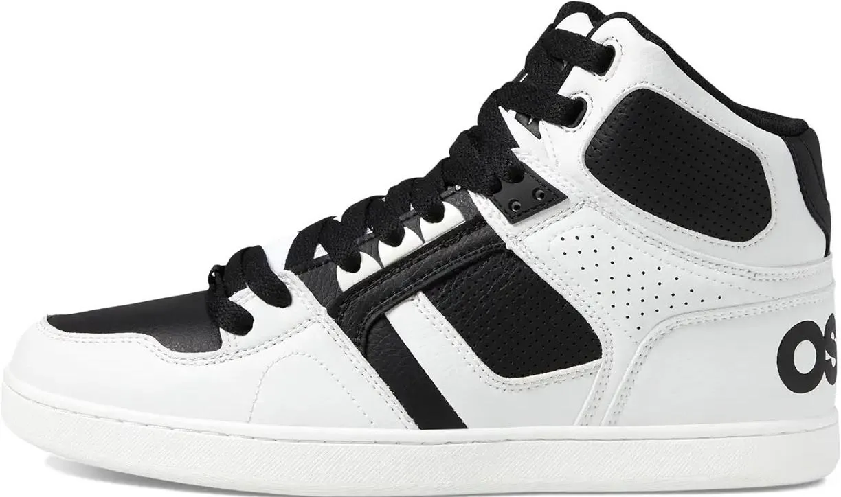 Osiris NYC 83 CLK White Black White Mens Hi Top Skate Trainers