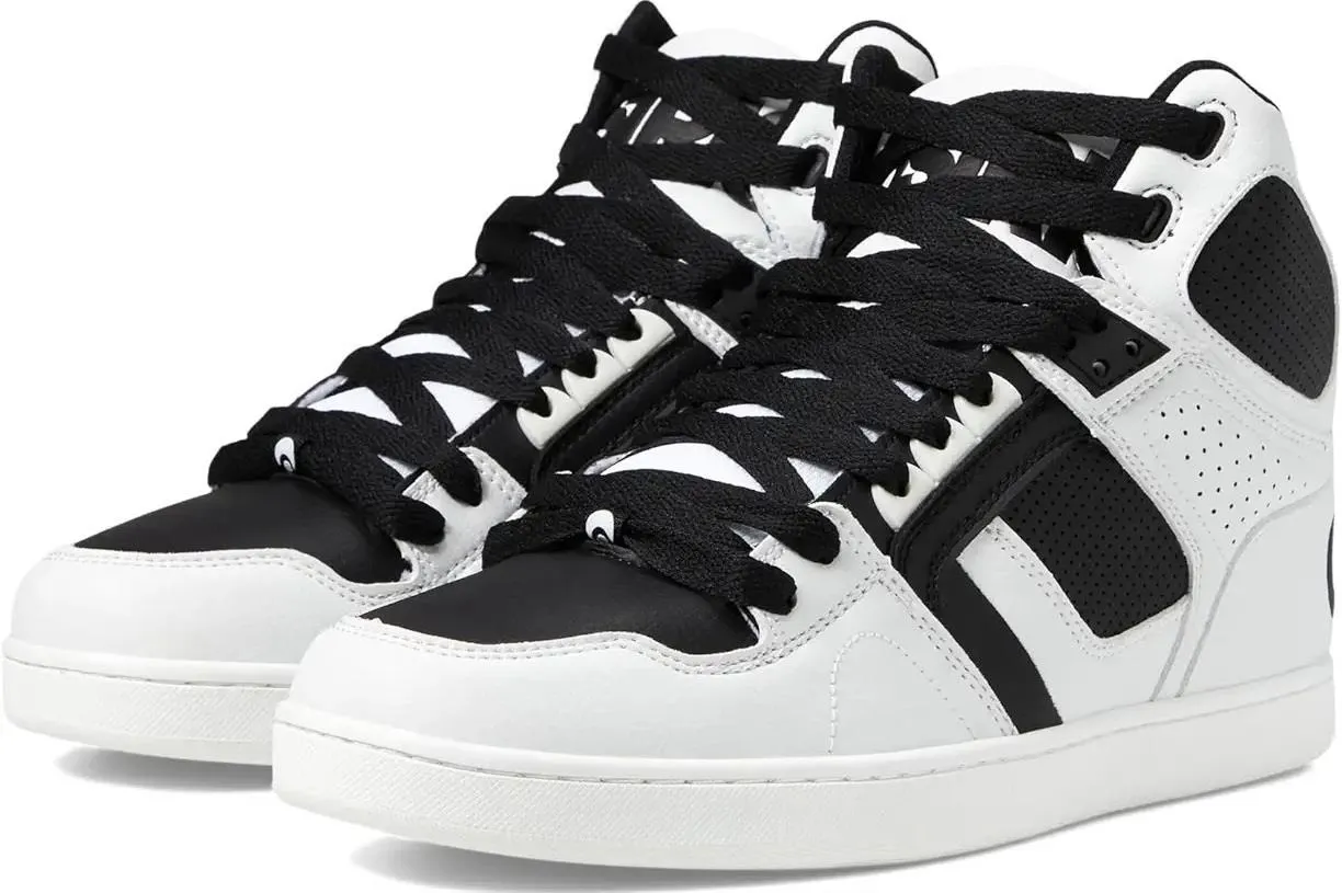 Osiris NYC 83 CLK White Black White Mens Hi Top Skate Trainers