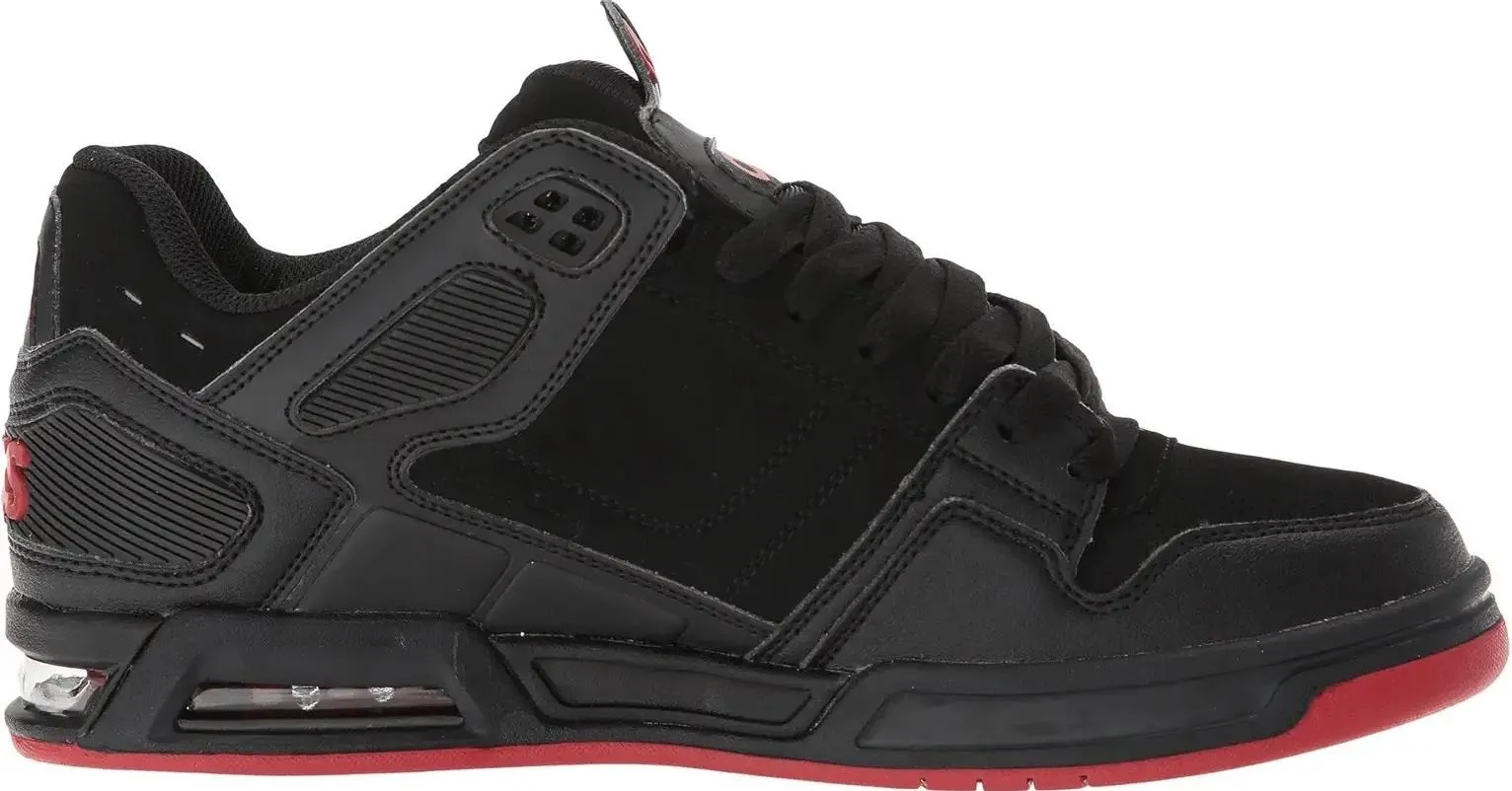 Osiris Peril Black Red Mens Skate Trainers