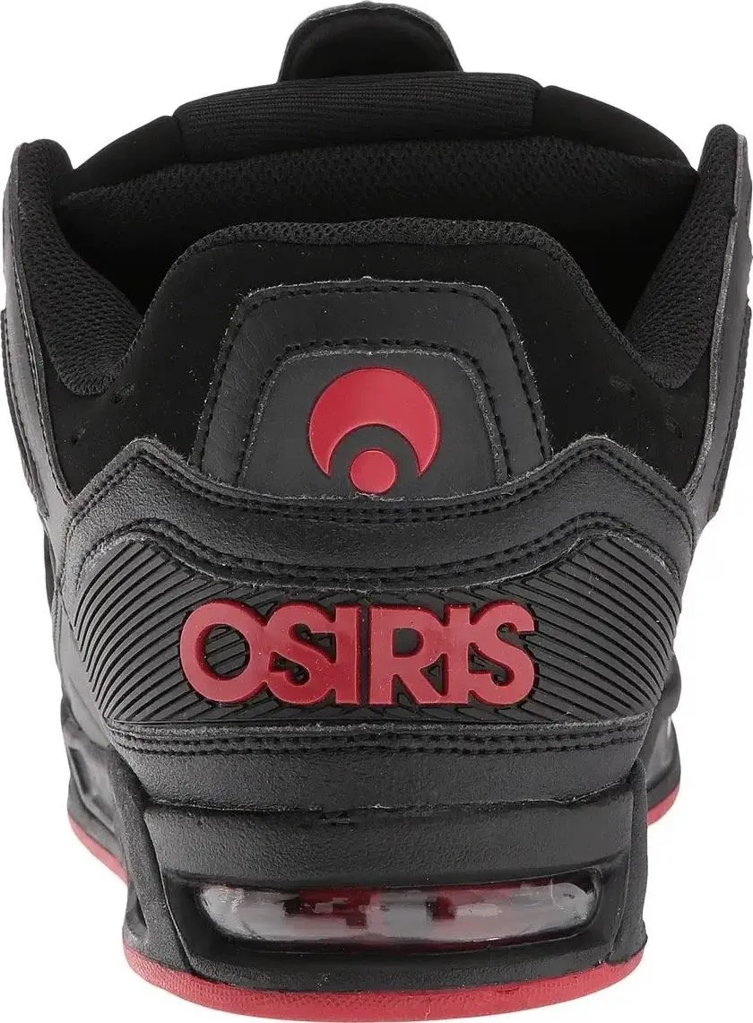 Osiris Peril Black Red Mens Skate Trainers