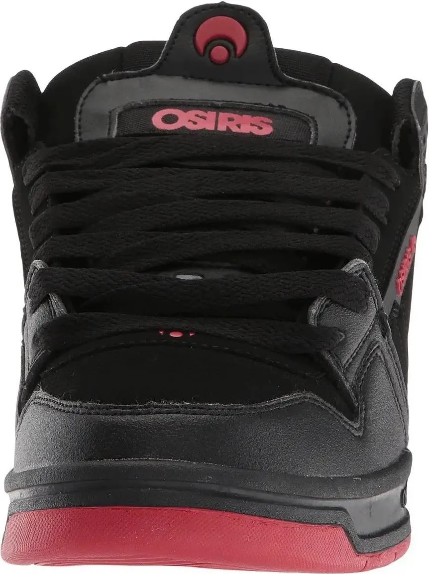 Osiris Peril Black Red Mens Skate Trainers