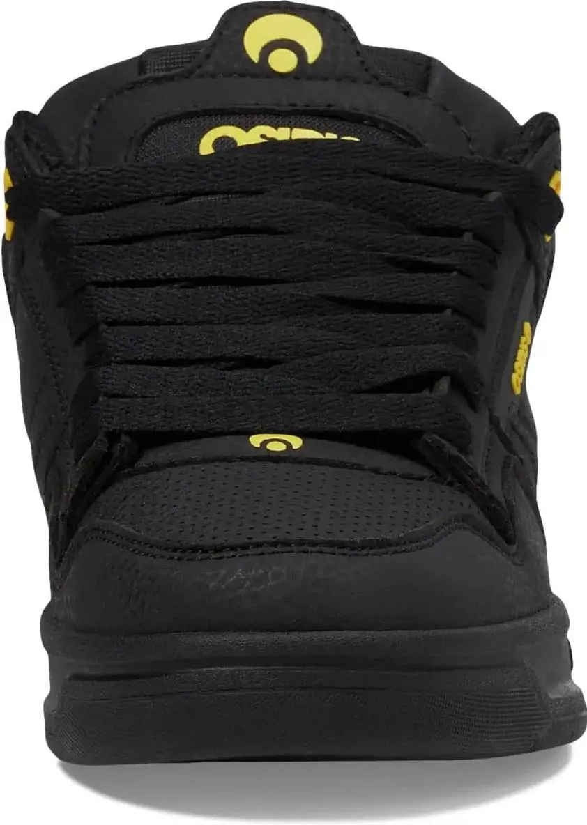 Osiris Peril Black Yellow Mens Skate Trainers