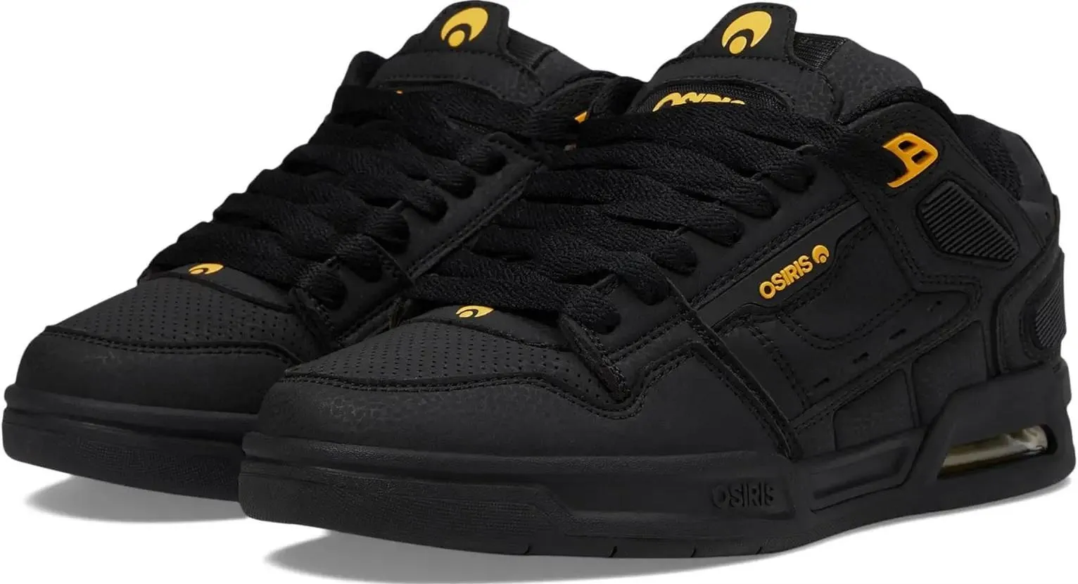 Osiris Peril Black Yellow Mens Skate Trainers