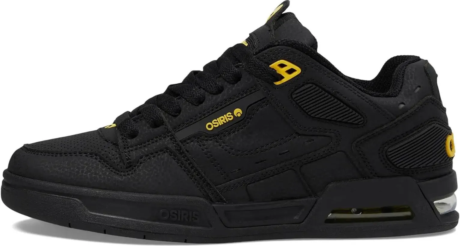 Osiris Peril Black Yellow Mens Skate Trainers