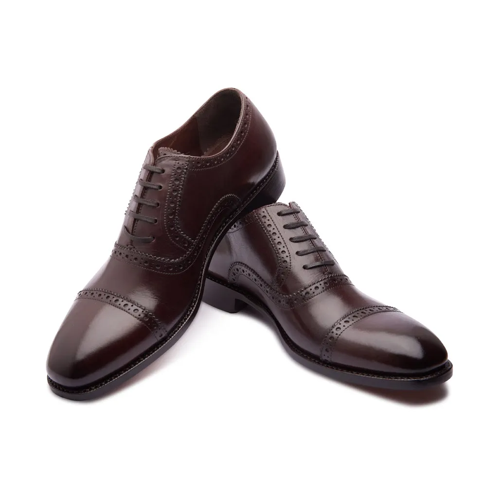 Piero, Cap-toe Oxford - Brown | Goodyear Welted | Classics Collection