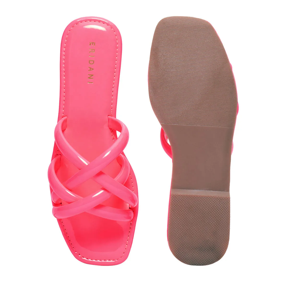 Pink Lady Patent Slip-On Flats