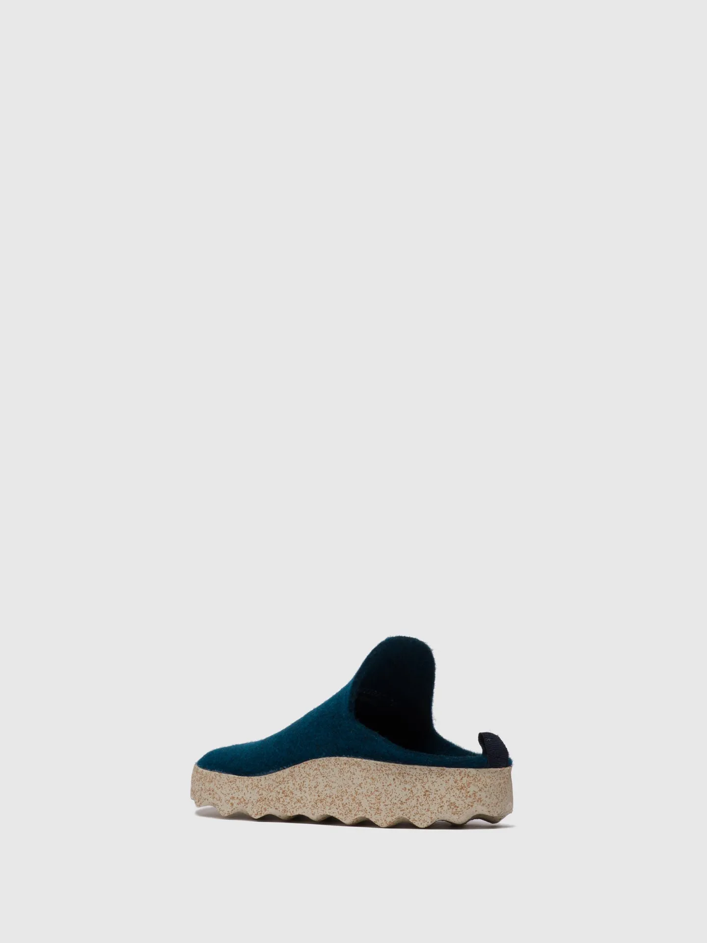 Round Toe Mules COME Dark Blue