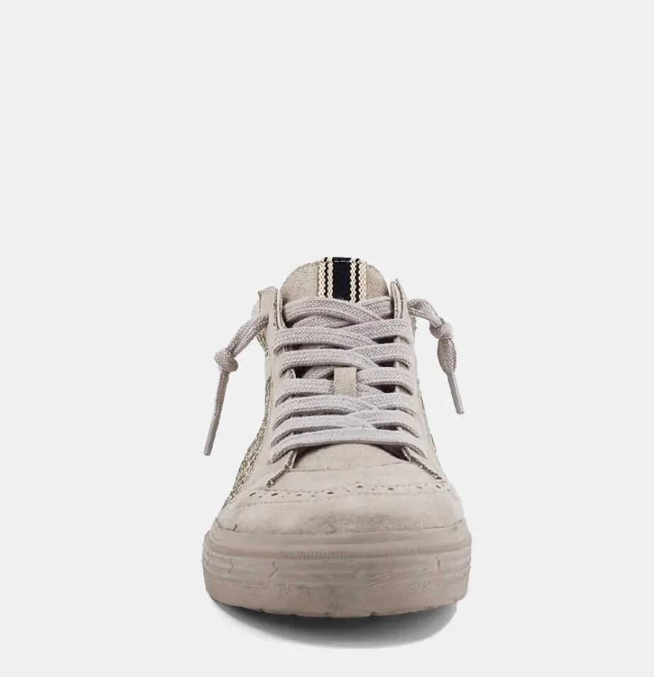 The Riley Sneaker (pearl glitter)