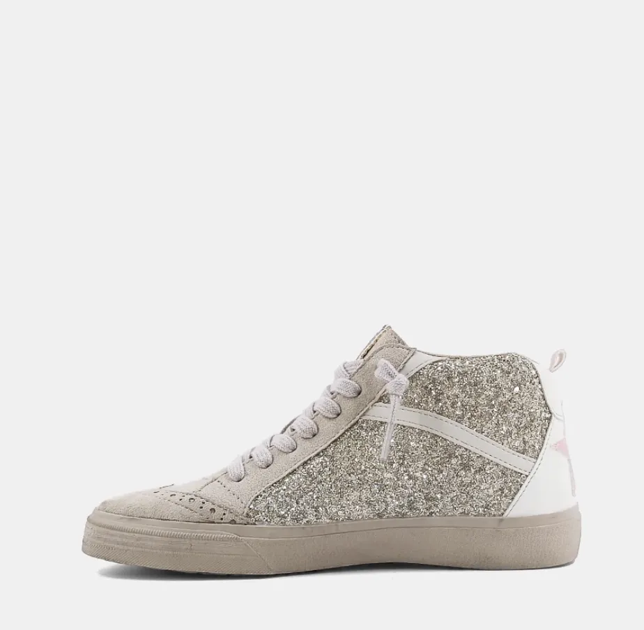 The Riley Sneaker (pearl glitter)
