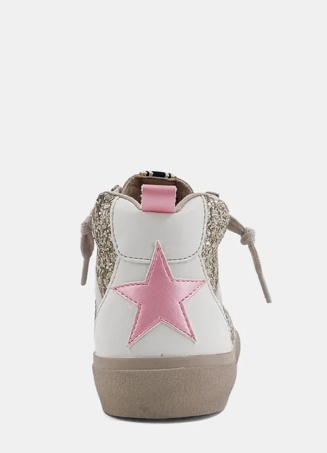 The Riley Sneaker (pearl glitter)
