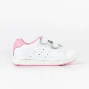 Unisex Pink Washable Leather Trainers