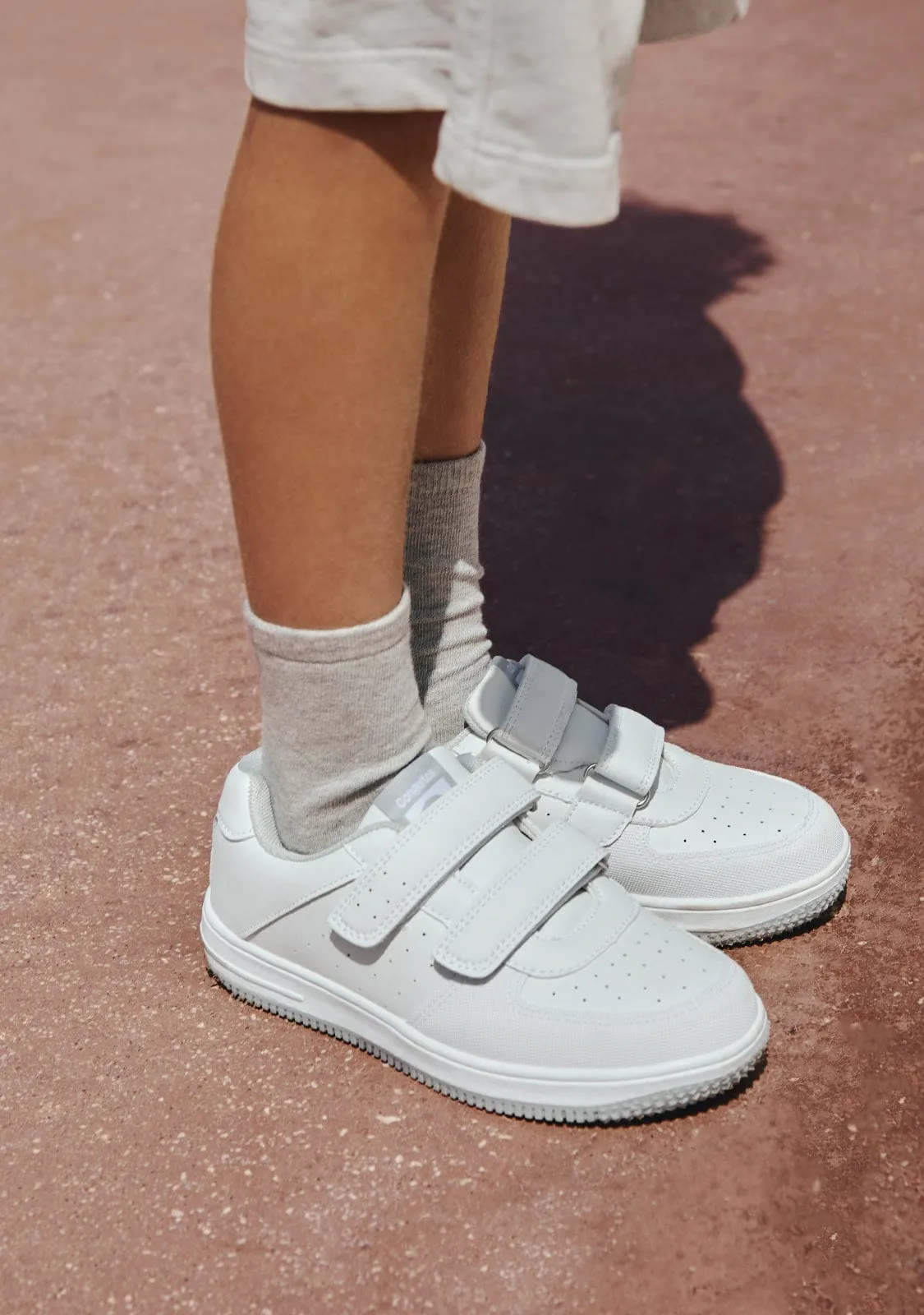 Unisex White / Grey Trainers