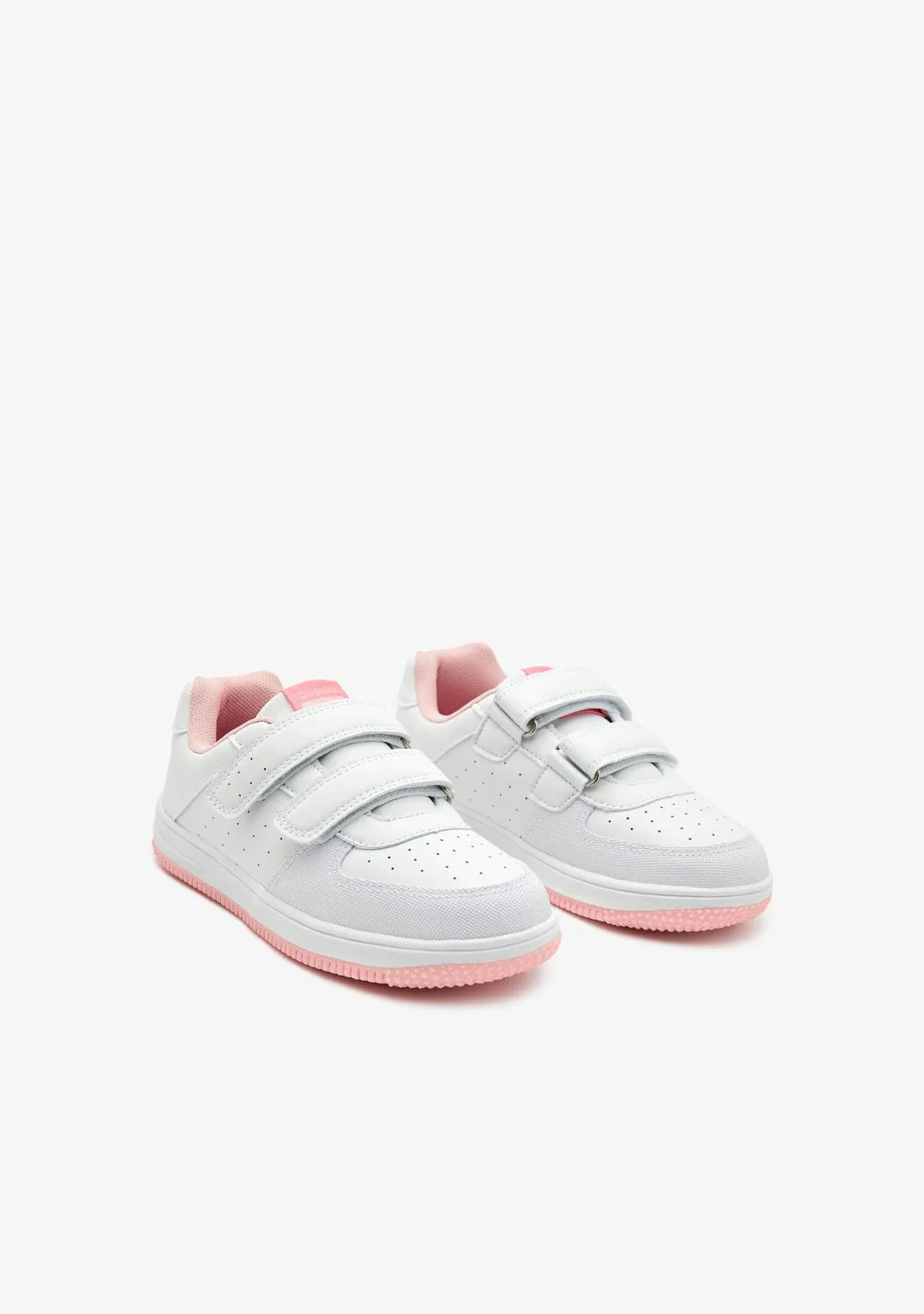 Unisex White / Pink Trainers