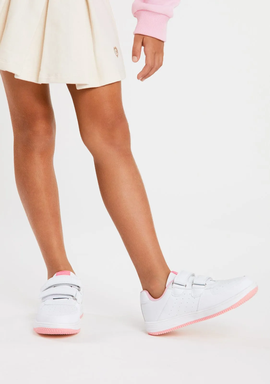 Unisex White / Pink Trainers