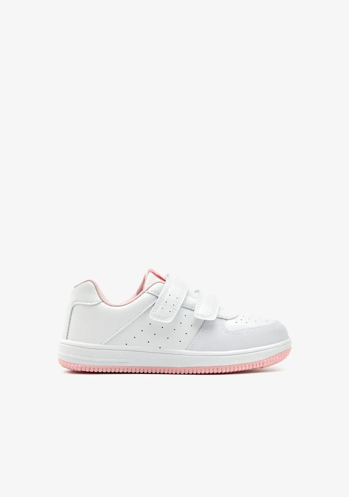 Unisex White / Pink Trainers