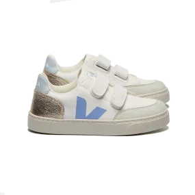 V-12 Velcro Leather - Extra White Multico Olympe